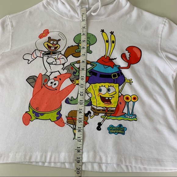 Spongebob Nickelodeon Hoodie Sweatshirt Women’s Sz L new without tags - Picture 7 of 9